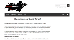 Desktop Screenshot of loisirairsoft.com