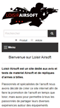 Mobile Screenshot of loisirairsoft.com